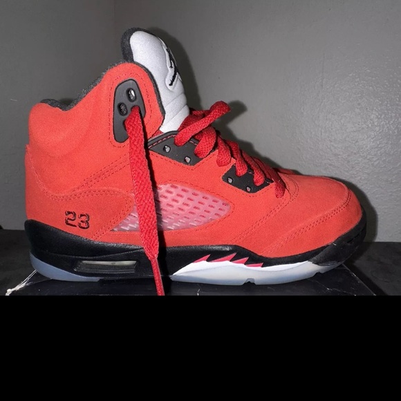Size Air Jordan Retro Raging Bull Red Suede
